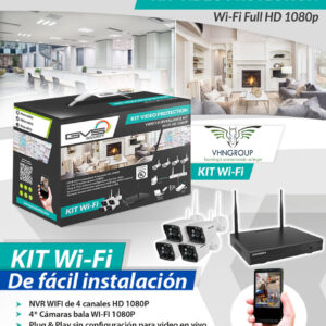 Kit Camaras Wifi De Fácil Instalación.