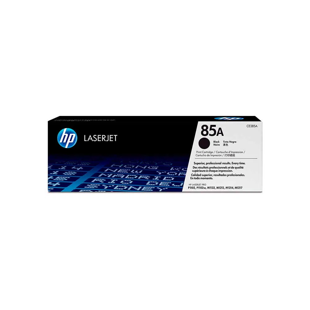 cartucho de tóner de color negro capacidad de 1600 Pg - CE285A