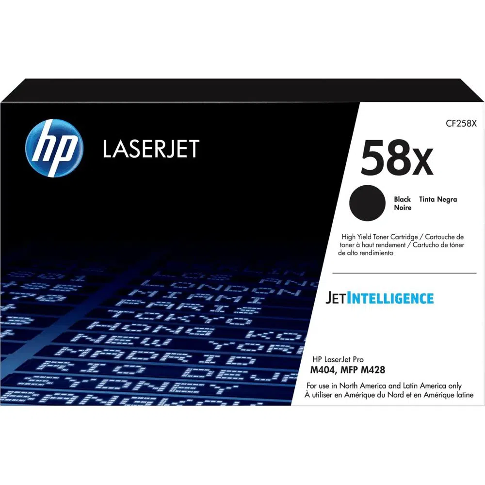 Toner para impresora Hp Negro Laserjet Pro M404 - CF258X