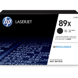 Cartucho de tóner original LaserJet HP 89X negro de alto rendimiento, CF289X