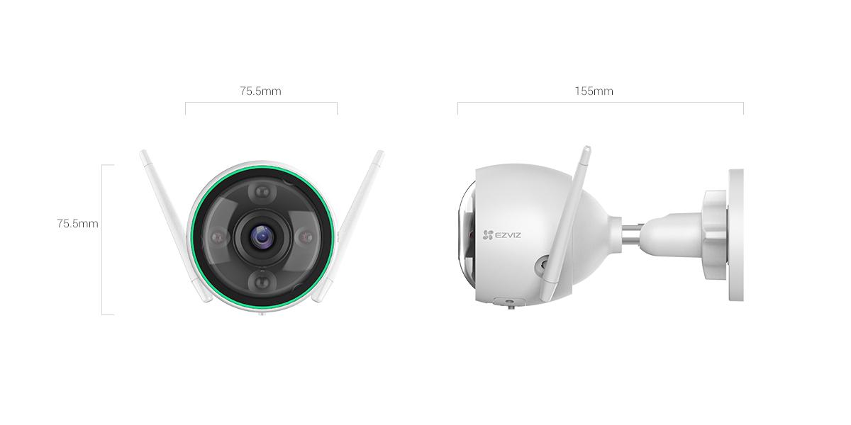 Camara Wifi C3N Inteligente Exterior 2 Mp Full Color Night Vision - Imagen 2
