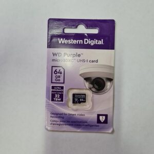 Tarjeta Microsd Wd Purple 64Gb Especial Para Video Vigilancia