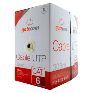 Cable Utp Categoria 6 - Exterior 100% Cobre Rollo 305Mts