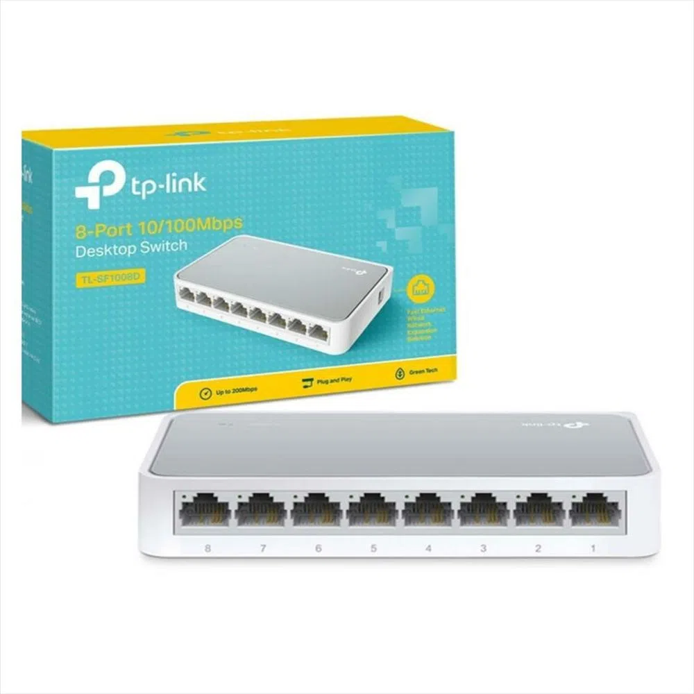 Switch de escritorio 8 puertos 10/100 Mbps - TL-SF1008D