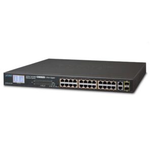 Switch No Administrable De 24 Puertos Poe+, 2 Combo Tp/Sfp Gigabit