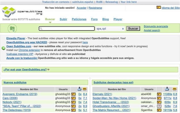 OpenSubtitules