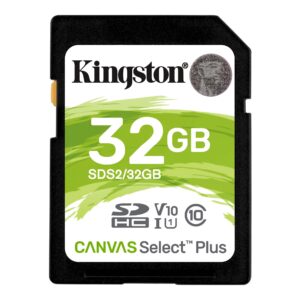 Tarjeta  kingston SD Canvas Select Plus de 32Gb - SDS2/32GB