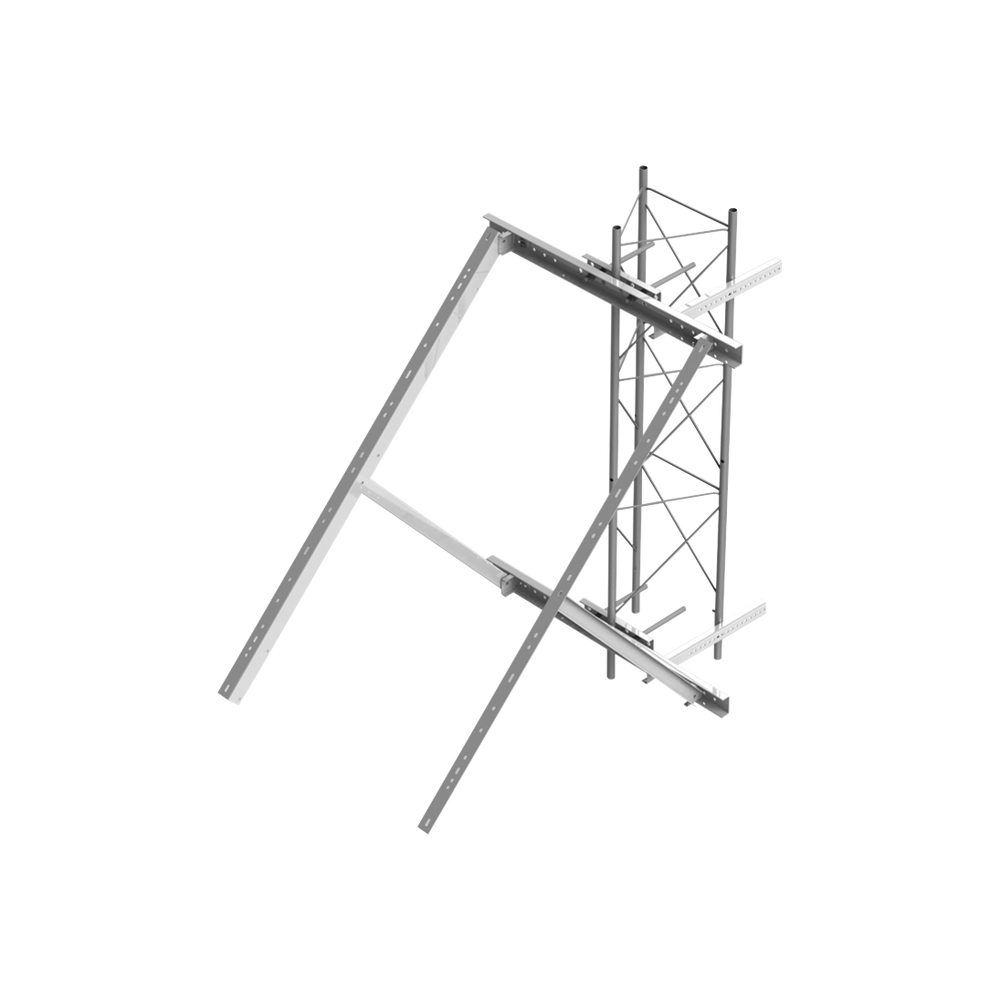 Montaje Para Poste O Torre Galvanizado Electrolítico Para Paneles - Imagen 2