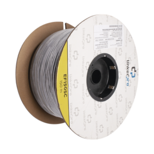 Carrete De 150mt Fibra Óptica Monomodo Con Conectores Sc-Sc Duplex