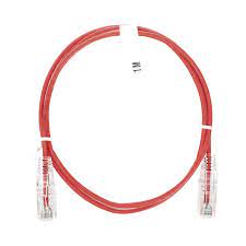 Cable de Parcheo Slim UTP Cat6  1 metro Rojo - LP-UT6-100-RD