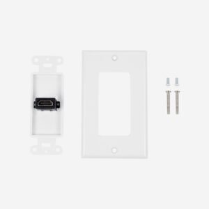 Placa De Pared 1 Puerto Hdmi Hembra A Hembra