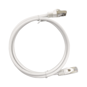 Patch Cord Cat6A 10G Blindado 1.0M ( 3.28 Ft ) Blanco