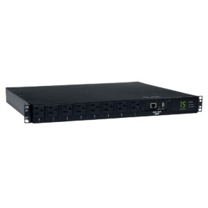 PDU Tripplite de 15 Amp con Medidor de Carga Interfaz de red y ATS