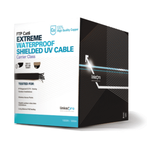 Bobina De Cable De 305 Metros Cat6+ Calibre 23 Exterior Blindado
