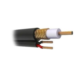 Cable Coaxial Rg59 Siamés, 305M, Malla de Cobre Forro Syscom