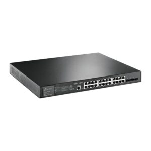 Switch administrado JetStream de 24 puertos Gigabit PoE+ y 4 puertos 10GE SFP+ - TL-SG3428XMP