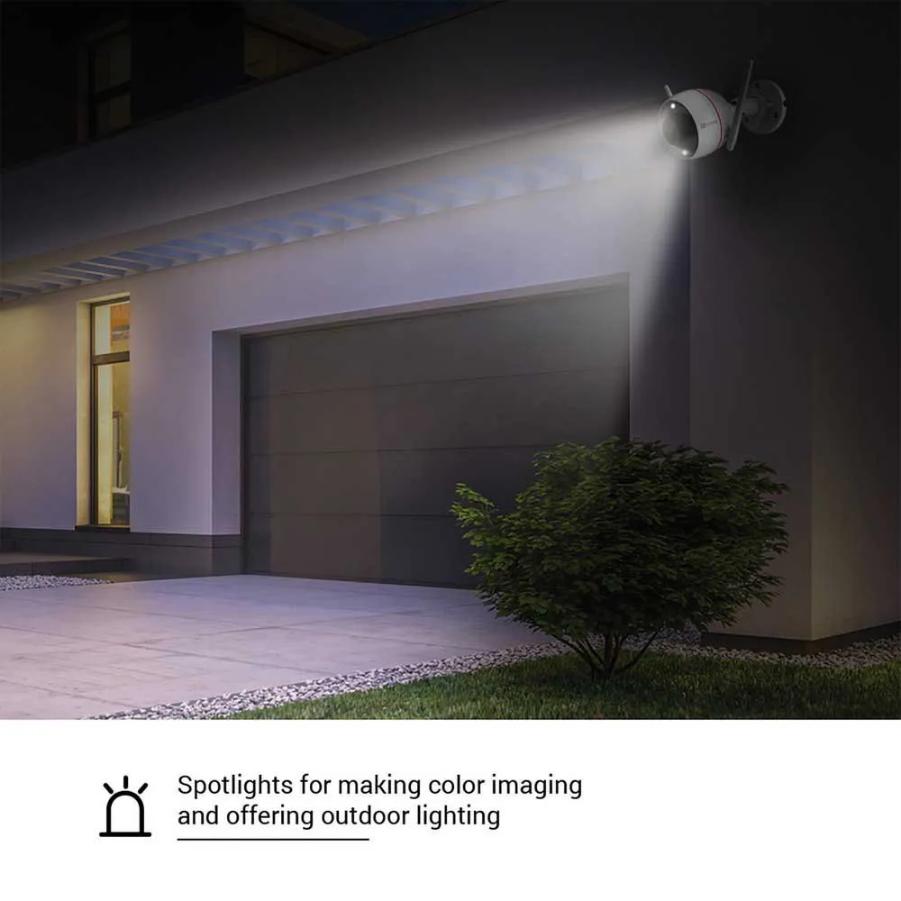 CAMARA DE SEGURIDAD HOGAR TIPO BALA WIFI PARA EXTERIOR LENTE 2.8M - Imagen 2