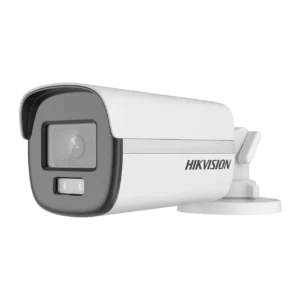 Cámara de seguridad IP fija de 2 megapíxeles con tecnología ColorVu Hikvision - DS-2CE12DF0T-F