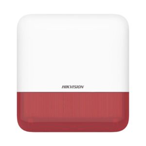 Sirena Inalámbrica Con Estrobo Rojo Para Exterior Ip