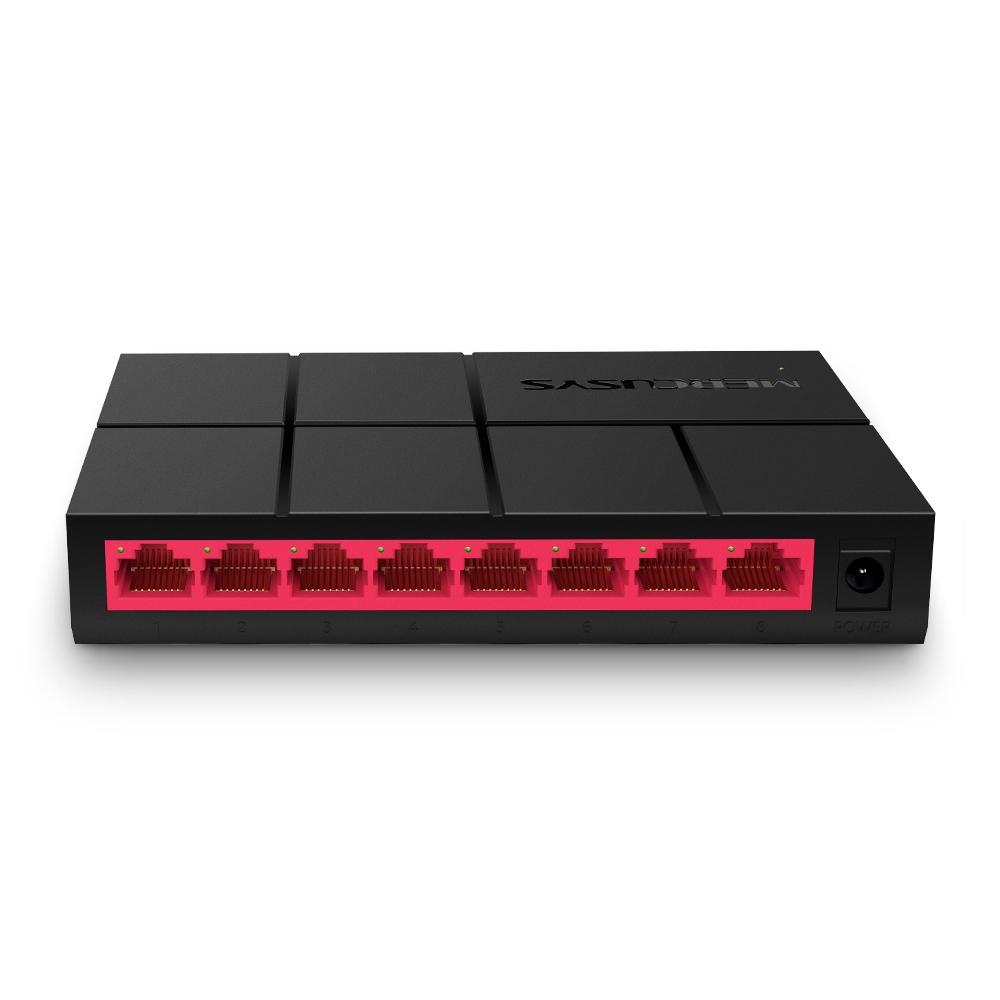 SWITCH NO ADMINISTRABLE PARA ESCRITORIO DE 8 PUERTOS 10/100/1000