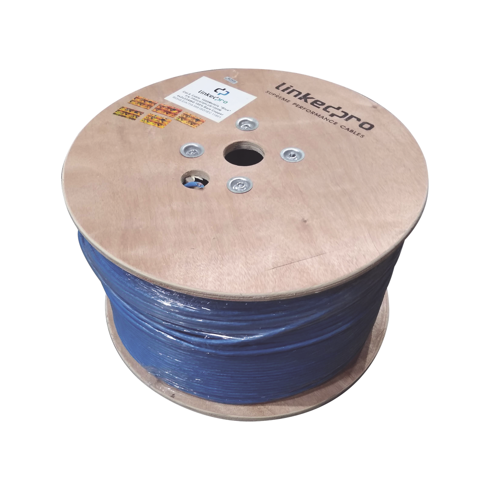 Bobina de 1000 metros UTP cable Cat6+alto Desempeño, Interior