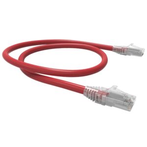 PATCH CORD F/UTP - CAT.6A - LSZH - X 1.0Mt - ROJO