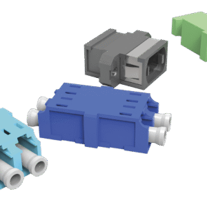 KIT DE ADAPTADORES OPTICOS 02F SM LC-PC DUPLEX - AZUL (KIT 01 PC)