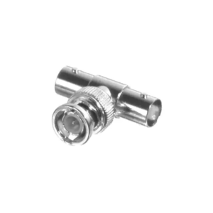 ADAPTADOR EN T DE BNC MACHO A DOBLE BNC HEMBRA - RFB-1130
