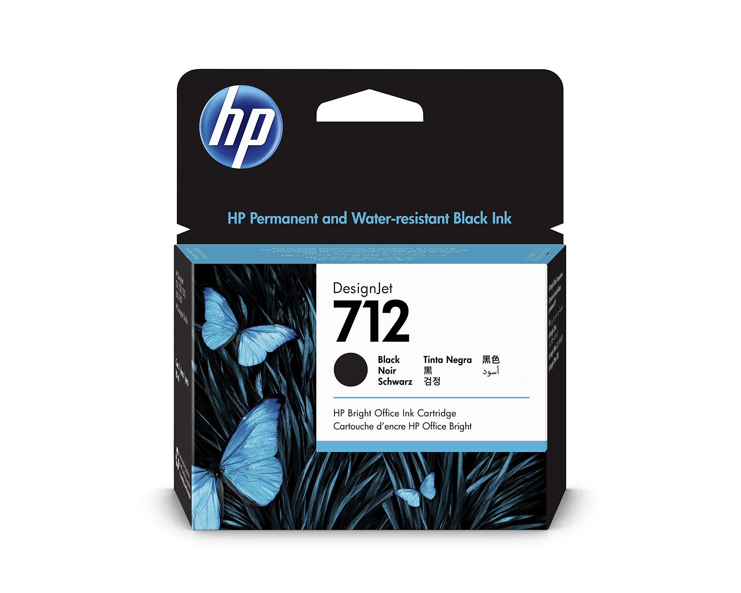 CARTUCHO DE TINTA DESIGNJET HP 712 DE 80 ML NEGRO - 3ED71A