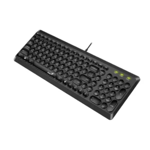 Teclado Genius slimStar Q200 USB alambrico negro
