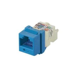 CONECTOR JACK ESTILO TP, TIPO KEYSTONE, CATEGORÍA 6, 8 POSICIONES