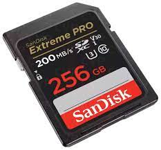 TARJETA SD SANDISK 256GB EXTREME PRO SDXC UHS-1 CL10,U3,V30 HASTA
