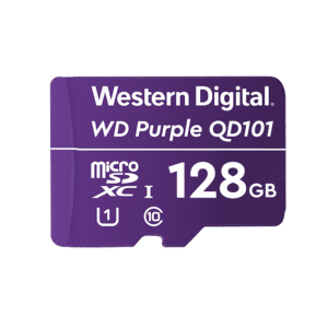 Tarjeta microSD Western Digital Purple 128GB cámaras de seguridad 24/7 - WDD128G1P0C-85AEL0