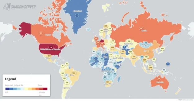 Map-of-Exchange-servers-unpatched-against-ProxyNotShell