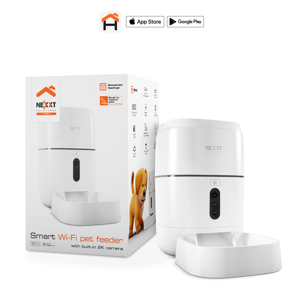 DISPENSADOR DE COMIDA PARA MASCOTAS INTELIGENTE MODELO: NHA-P610
