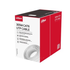 Cable UTP Cat 6, 100% Cobre, Chaqueta en PVC, Rollo de 305 Mts