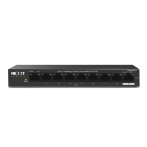 Conmutador de escritorio PoE Nexxt Vertex900+ 9 puertos 10/100 Mbps