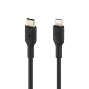 Cable USB-C a Lightning 1 m de longitud, negro
