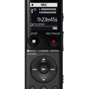 Grabadora de voz digital MP3/LPCM de 4 GB microSD Sony - ICD-UX570FBC