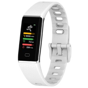 Reloj inteligente con pantalla táctil de 1,3 pulgadas Mykronoz bateria 210 mAh- KRZETRACK-WHITESILVER