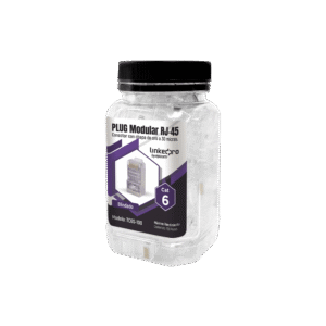 Bote Con 100 Piezas De Plug Modular Rj45 Cat6 Blindado