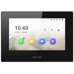MONITOR HIKVISION IP LITE TOUCH DE  7pulg PARA VIDEOPORTERO IP