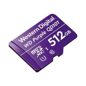 Tarjeta microSD de 512 GB para cámaras de vigilancia de Western Digital - WD512MSD