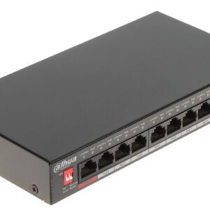 Switch Poe de 10 Puertos Ethernet/ 8 Puertos PoE/ 2 Puertos Uplink 10/100/1000