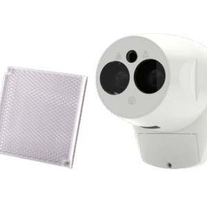 Detector de humo de haz lineal reflectante con un prisma, rango 5 m - 120 m.