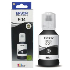Cartucho de tinta negra Epson EcoTank para L4150, L4160, L4260, L6161, L6171, L6270 y L6290 - T504120-AL