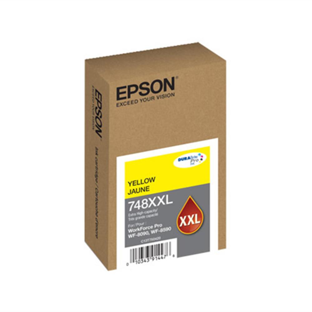 Cartucho de tinta amarilla extra alta capacidad para impresoras Epson - T748XXL420-AL