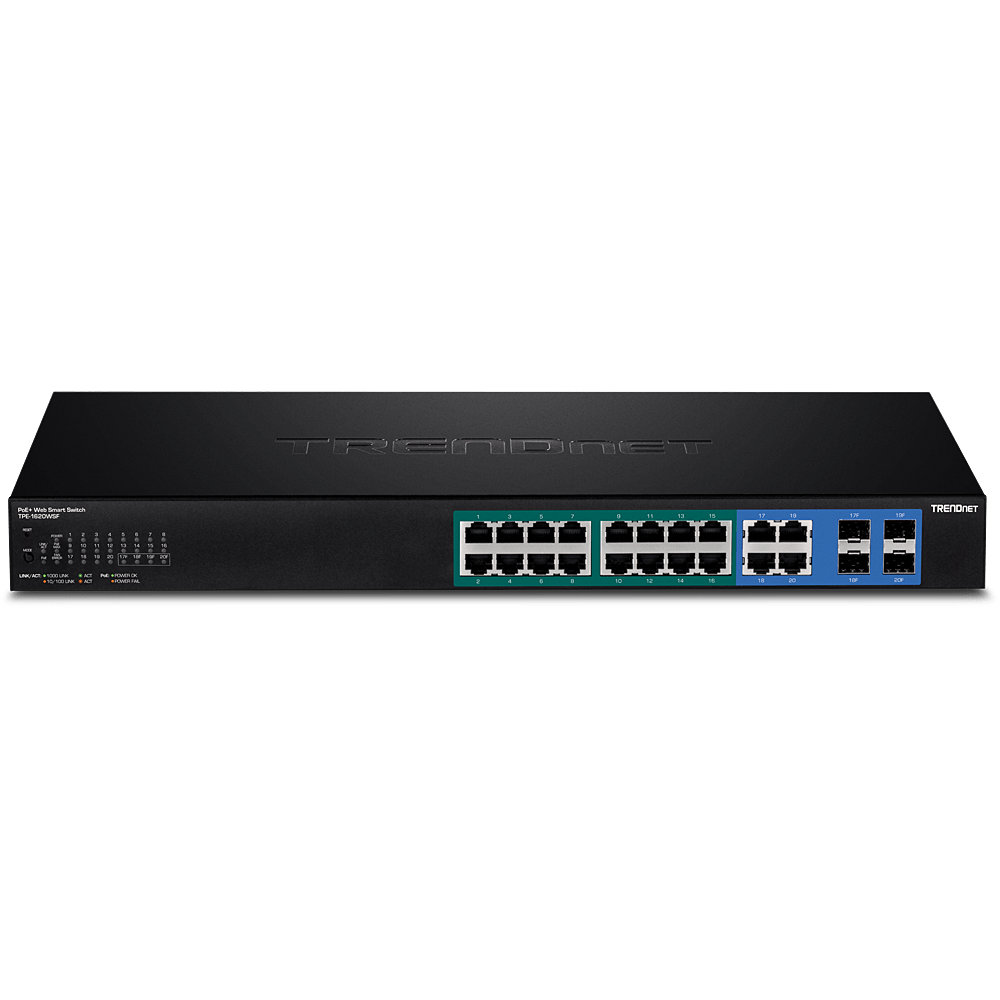 SWITCH de 16-PORTos GIGABIT WEB SMART POE - TPE-1620WS