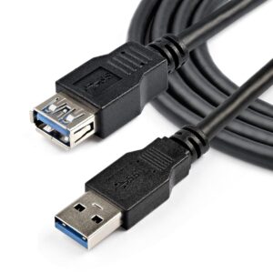 CABLE 2M BLACK USB 3.0 EXTENSION M/F - USB3SEXT2MBK