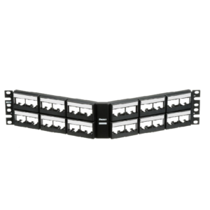 Panel Parcheo Angulado Panduit CPPLA48WBLY 48 Puertos 2UR